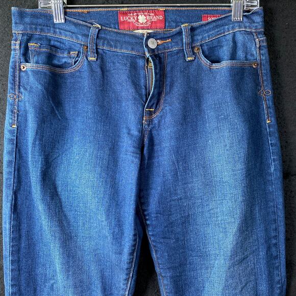 Lucky Brand Womens Jeans Blue Mid Rise Sofia Boot Stretch 8/29 - Picture 2 of 13